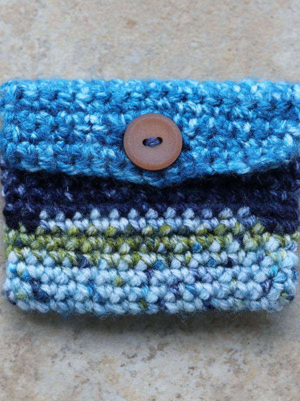 Crochet rosary case