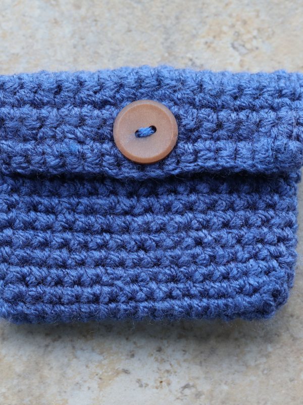 Crochet rosary case
