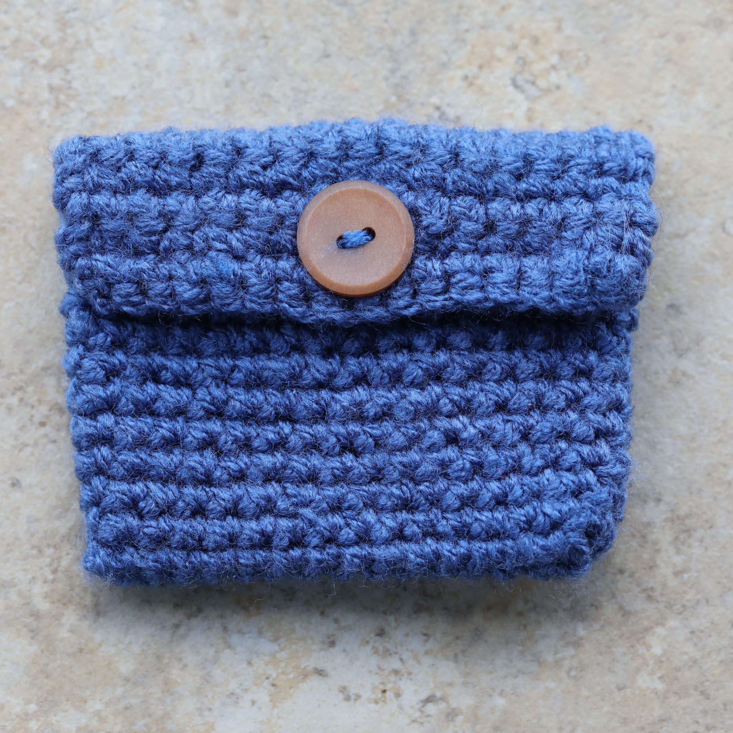 Crochet rosary case